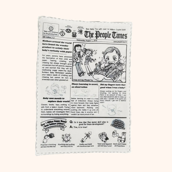 Squeaky Newspaper Dog Toy – Crinkly Bite-Resistant Chew – view 3