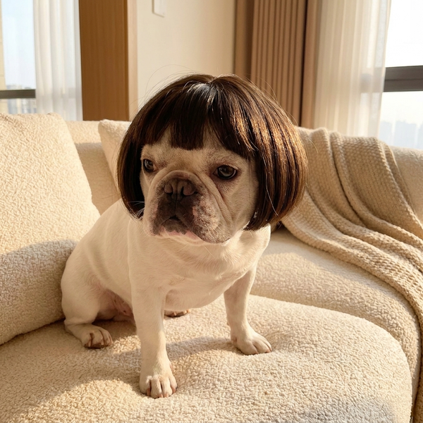Funny Pet Costume Wig – lifestyle product photo