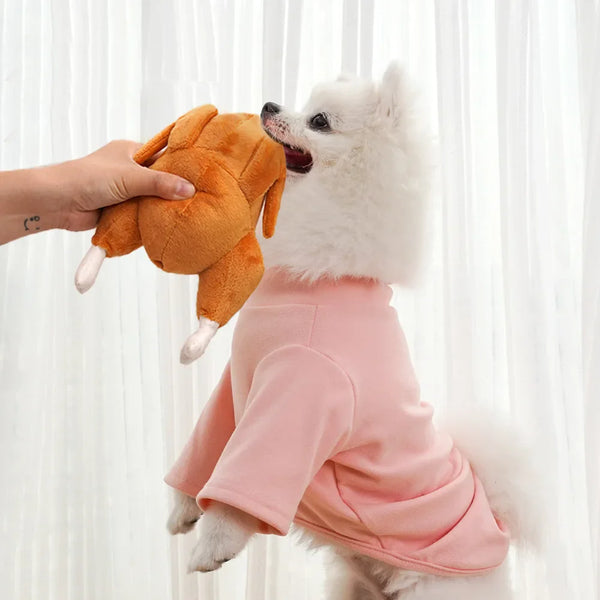 Squeaky plushies