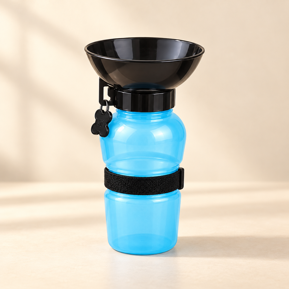 500ml Dog Water Bottle – Blue