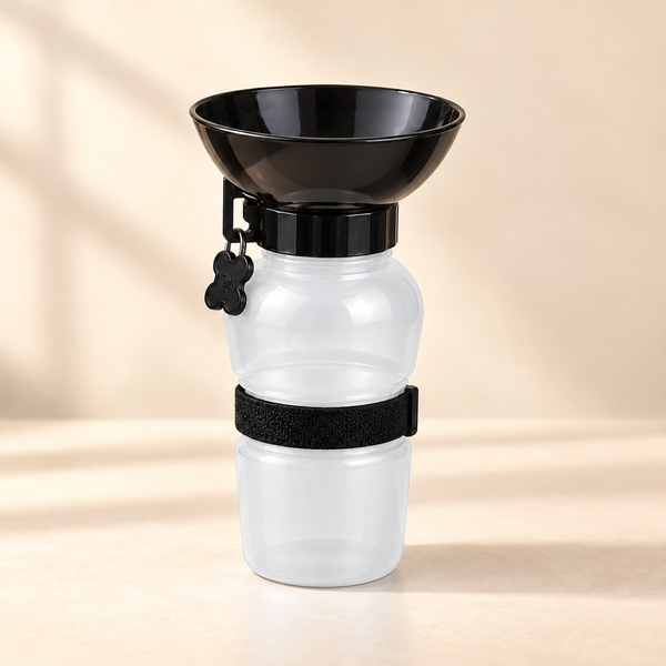 500ml Dog Water Bottle – Dark Grey