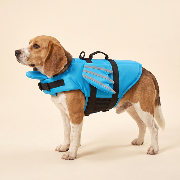 Reflective Dog Life Jacket with Chin Support – Adjustable Swim Vest