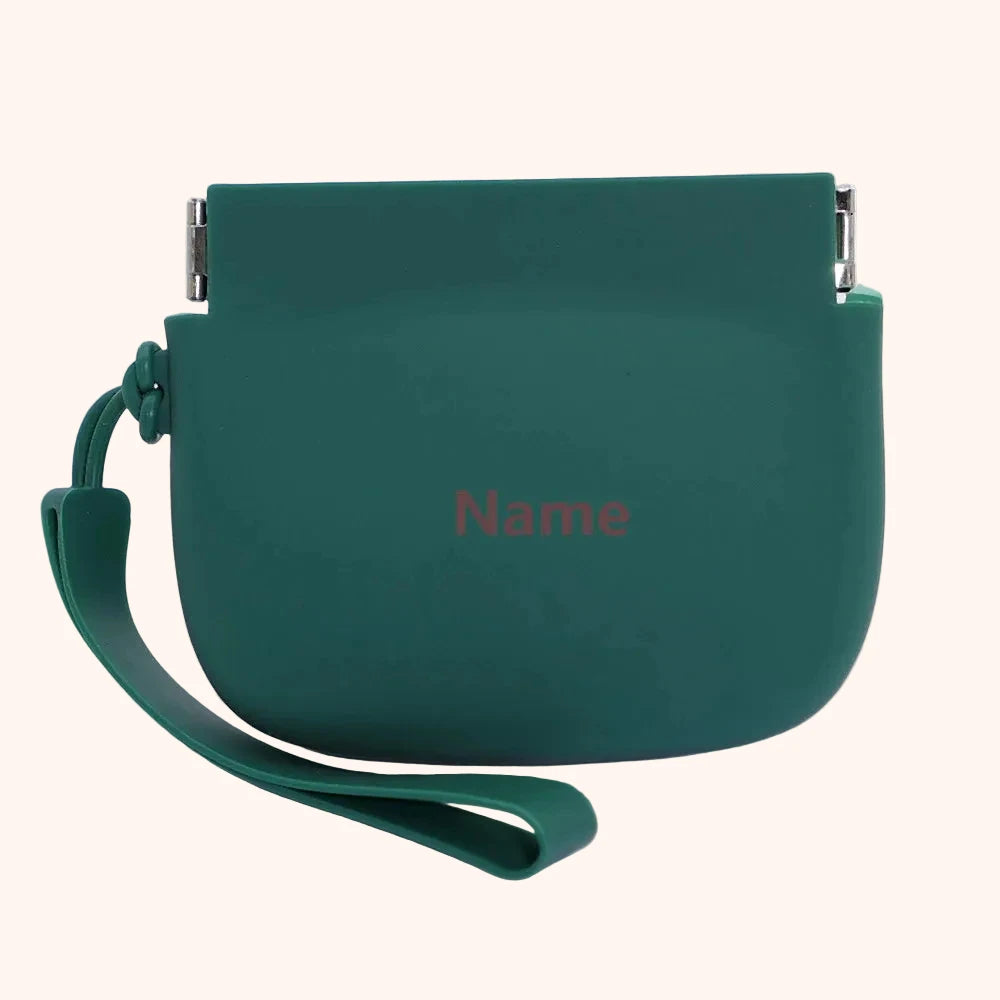 Personalized Silicone Dog Treat Bag – Green