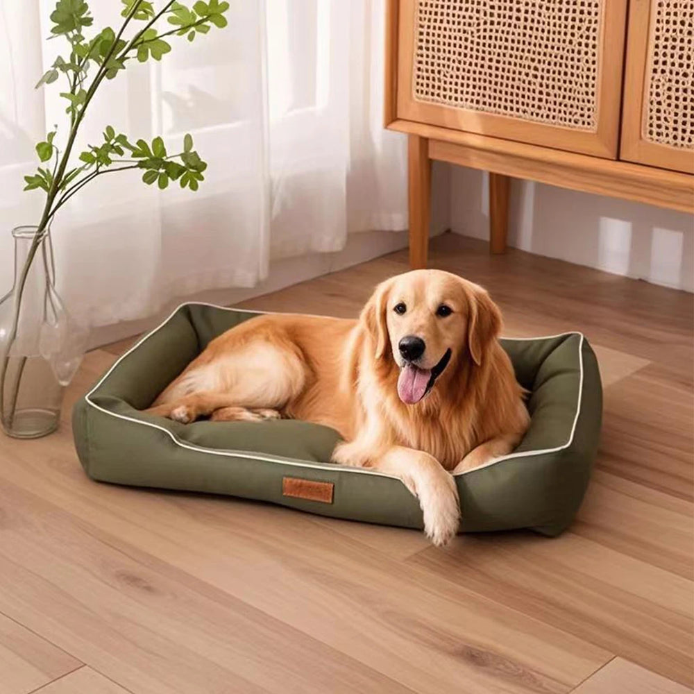 Square Dog Bed Mattress – Waterproof Bite-Resistant Pet Sofa