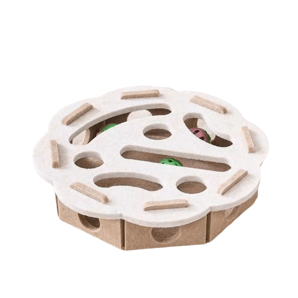 Felt puzzle box cat toy — photo 15