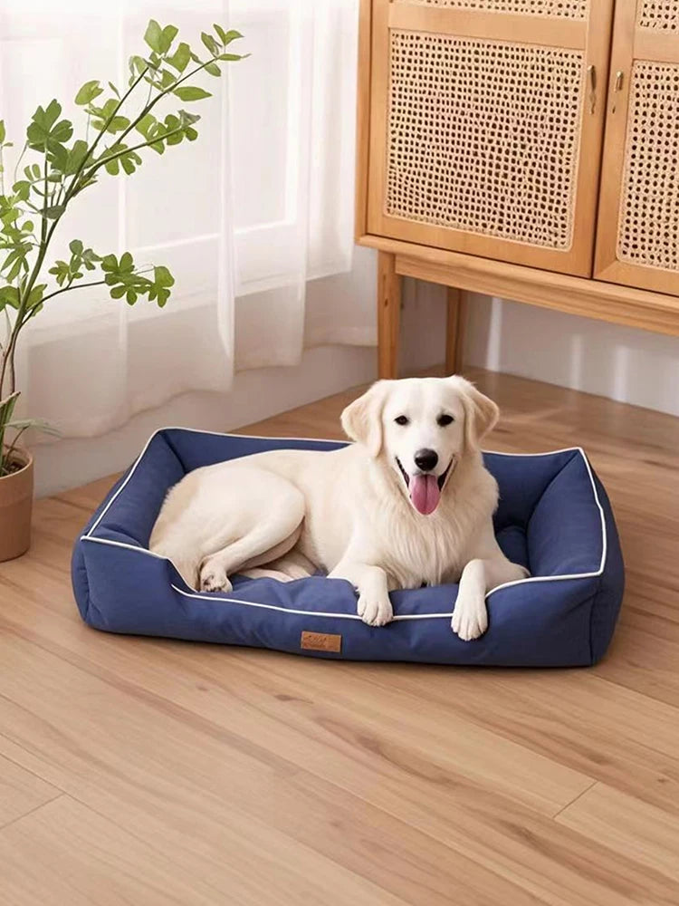 Square Dog Bed Mattress – Waterproof Bite-Resistant Pet Sofa