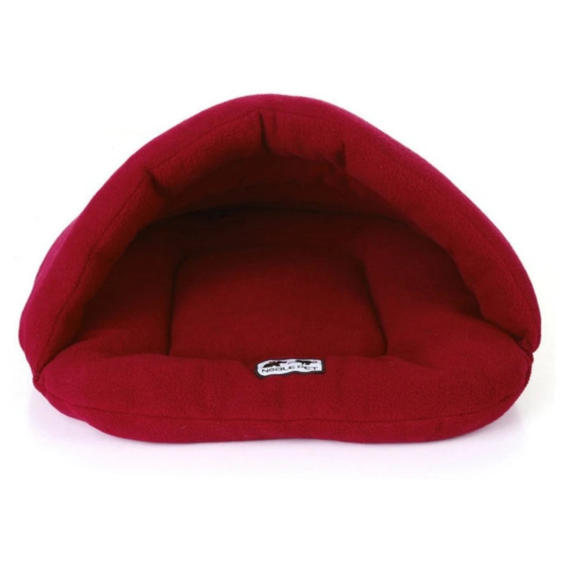 Cave Dog Bed – Slipper-Style Cozy Hideaway for Puppies & Cats