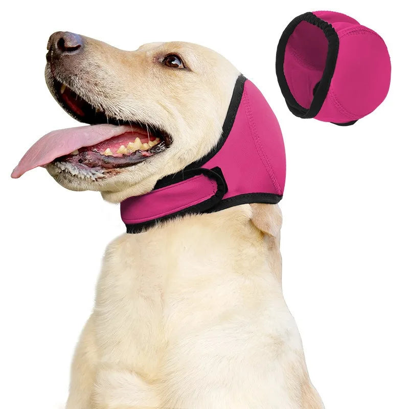 Dog Ear Muffs – Noise-Reducing Waterproof Headgear for Calm Pups
