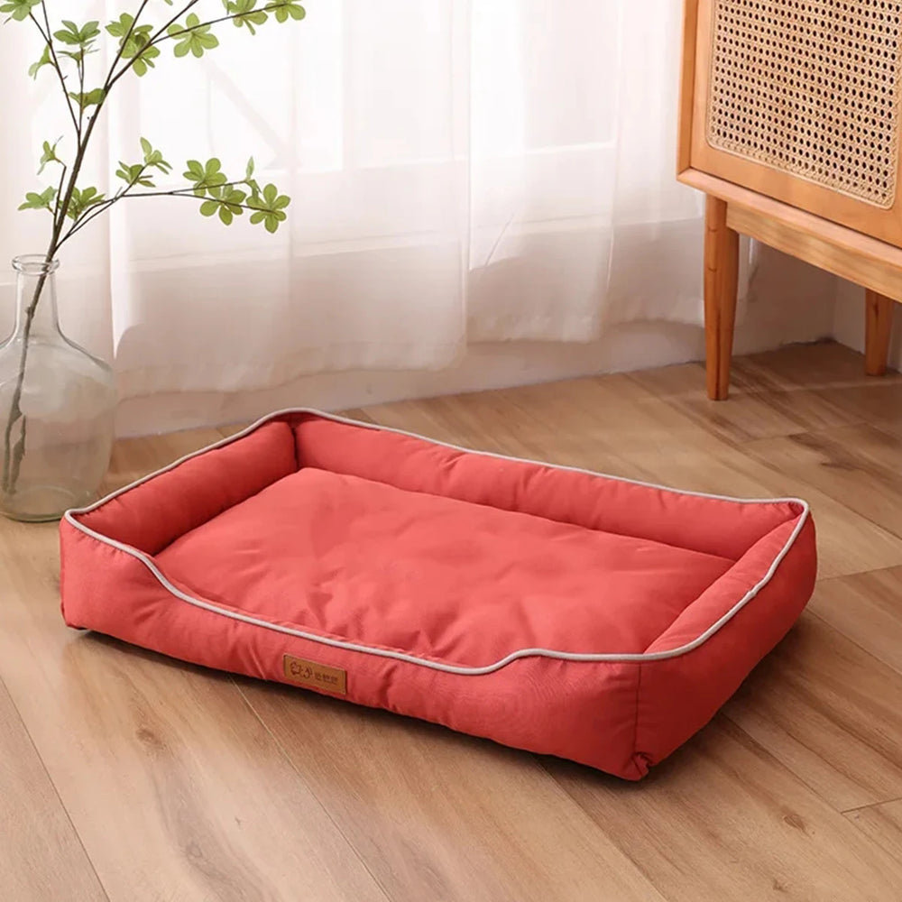 Square Dog Bed Mattress – Waterproof Bite-Resistant Pet Sofa