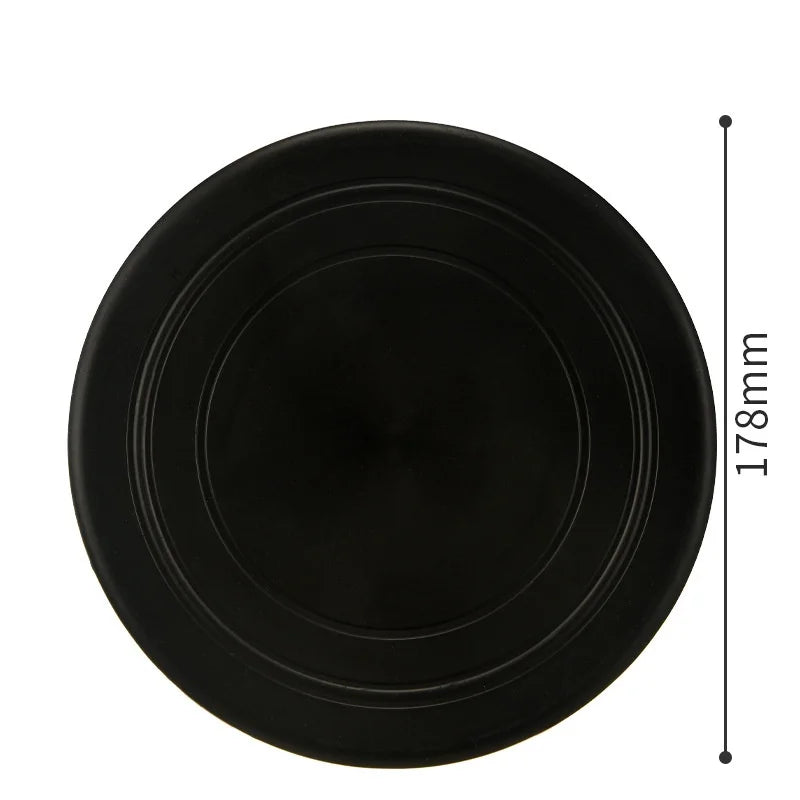 Silicone Flying Disc Dog Toy — Soft Chew-Resistant Flyer for Fetch