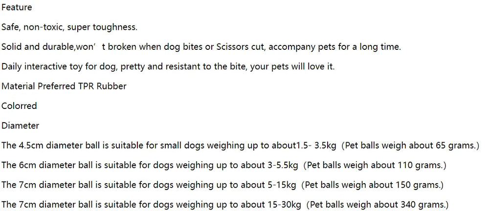 Durable rubber ball dog toy — photo 7
