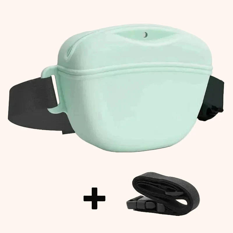 Silicone Dog Training Fanny Pack – Green