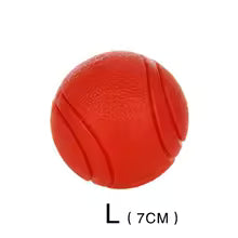 Ultra-Durable Rubber Bouncy Ball Dog Toy — Chew-Resistant Fetch (S–XL)