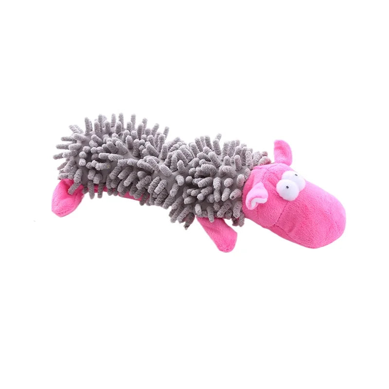 25cm Plush Squeaky Dog Toy — Cute Animal Cuddle & Play Buddy