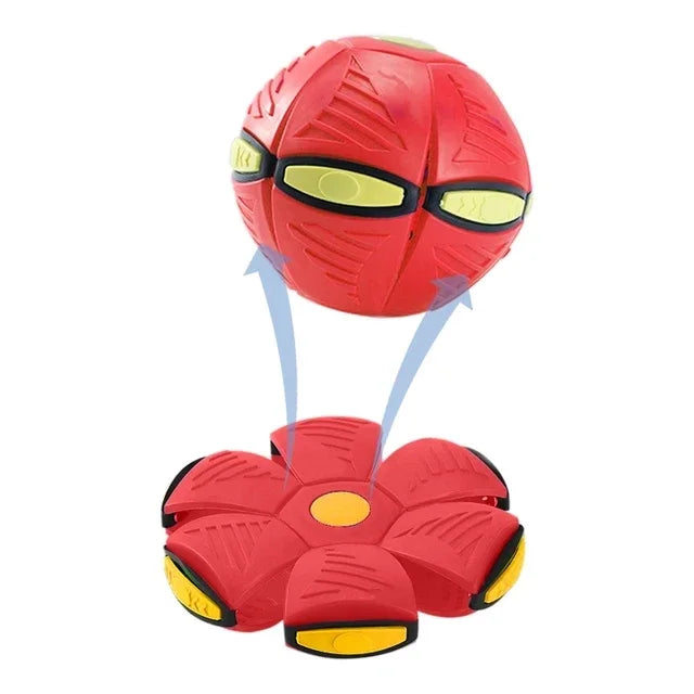 Interactive UFO Ball Dog Toy — Pop-Up Outdoor Fetch & Training Ball