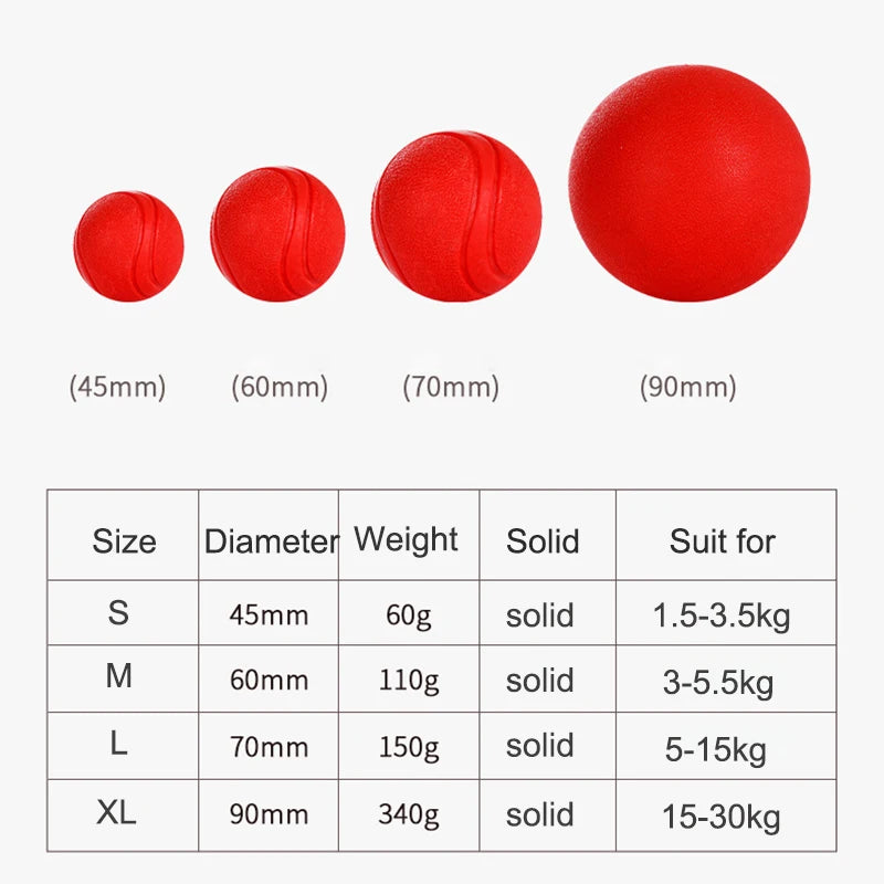 Durable rubber ball dog toy — photo 8