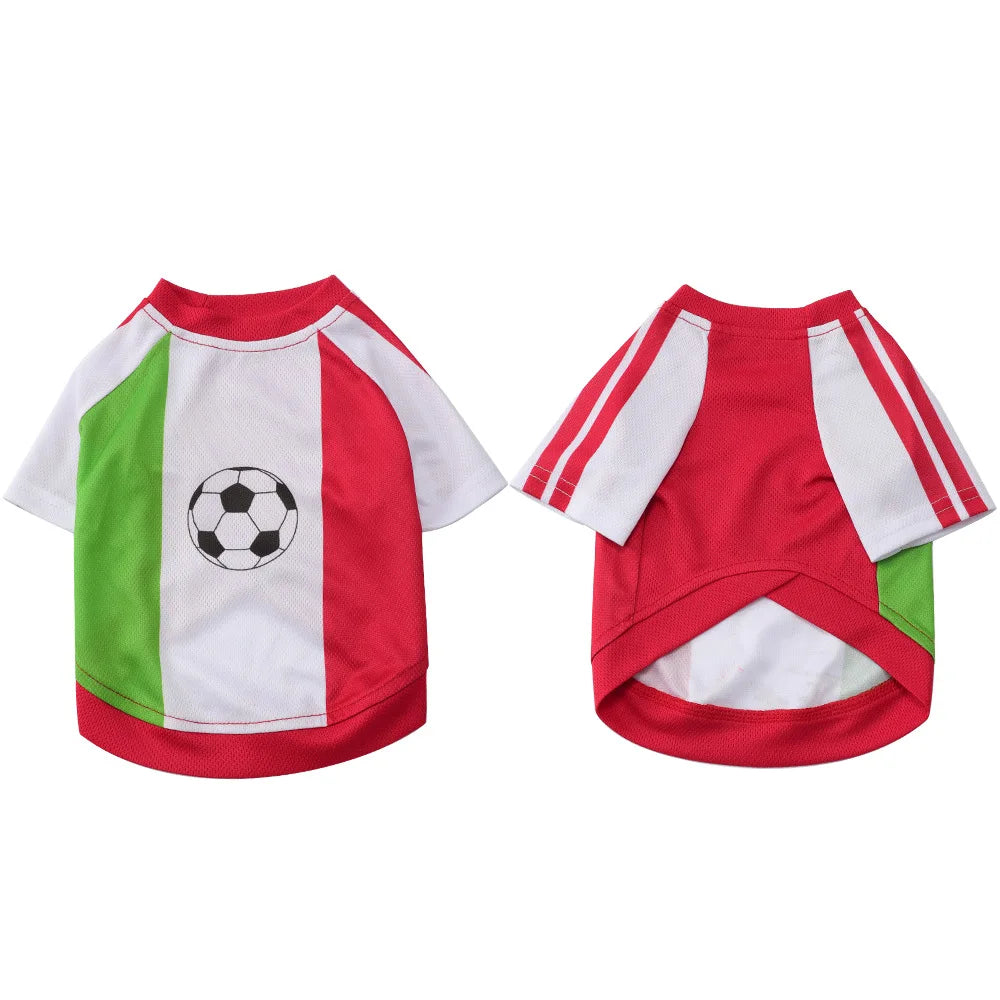 2026 World Cup Dog Jersey — Multi-Country Team Soccer Shirt (Breathable Mesh)