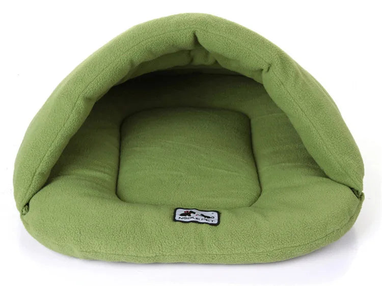 Cave Dog Bed – Slipper-Style Cozy Hideaway for Puppies & Cats