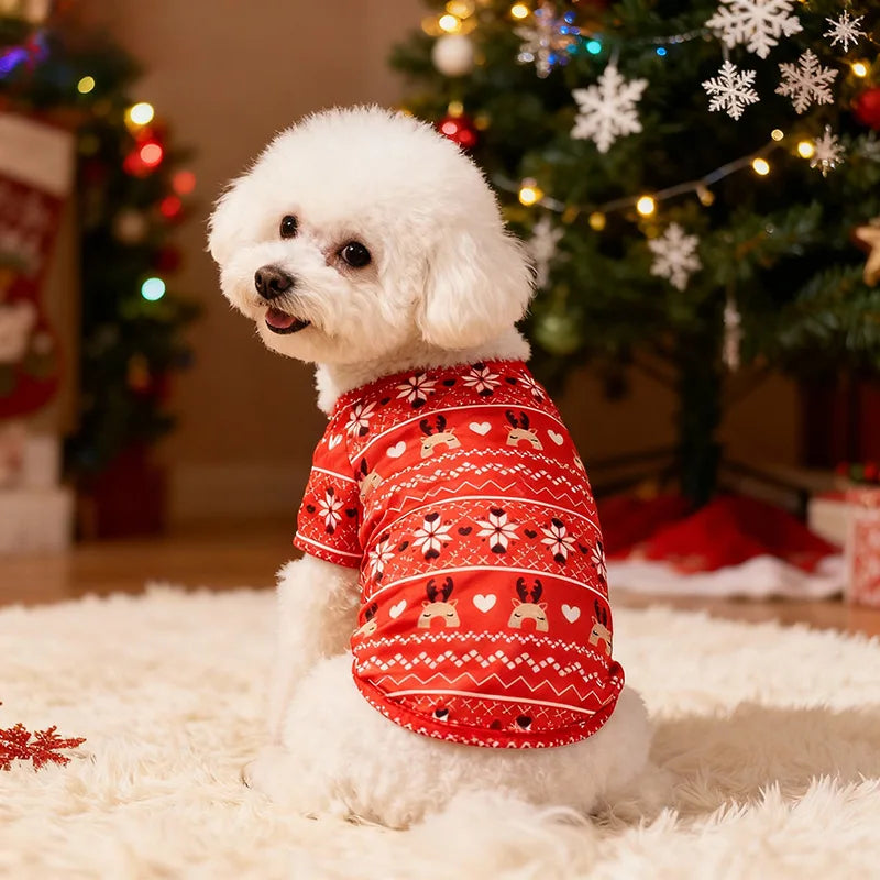 Christmas Dog Shirt – detail view 6