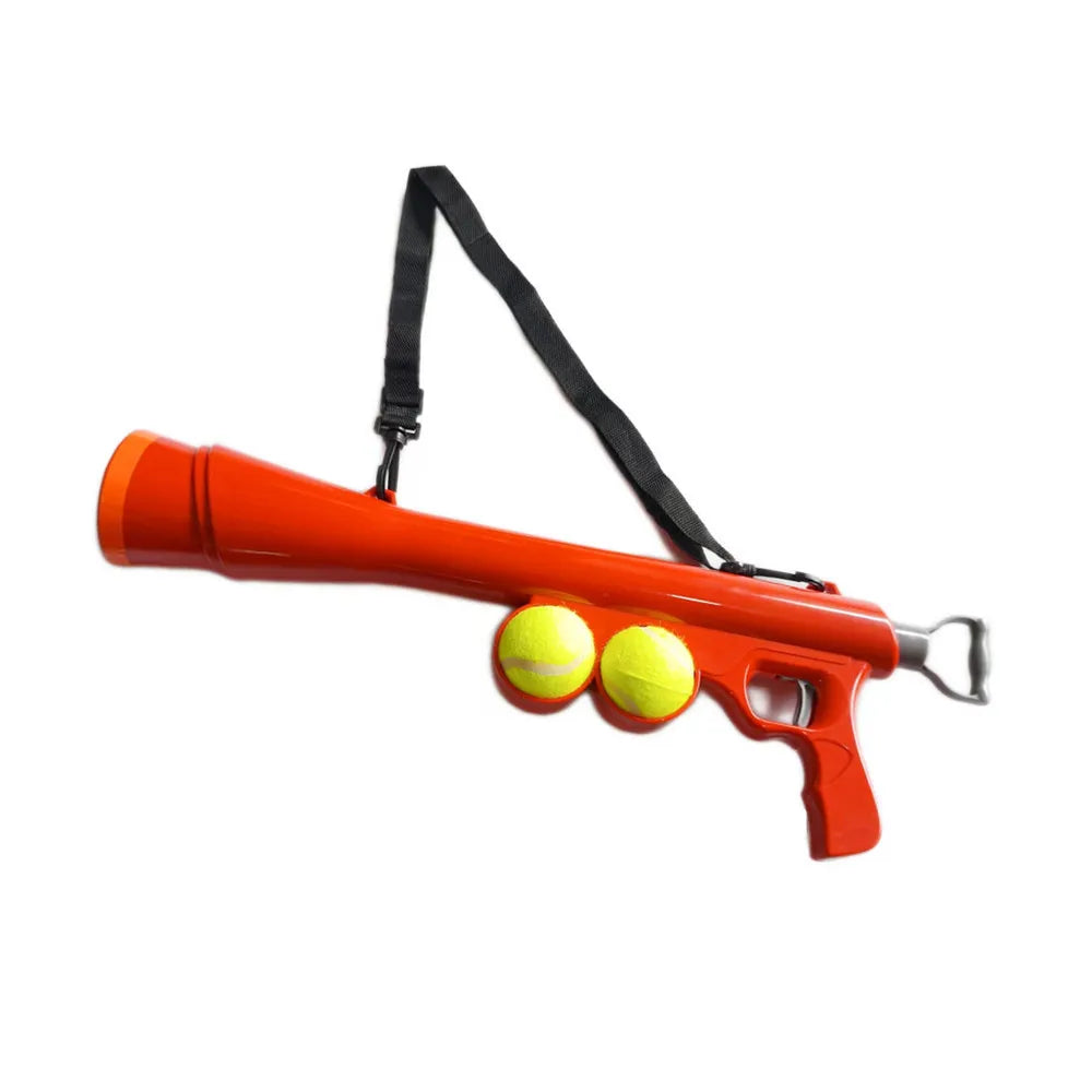 Dog Ball Launcher Toy – Interactive Fetch Trainer with 2 Balls