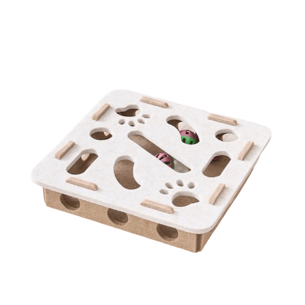 Felt puzzle box cat toy — photo 14