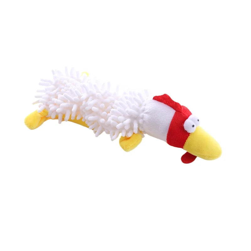 25cm Plush Squeaky Dog Toy — Cute Animal Cuddle & Play Buddy