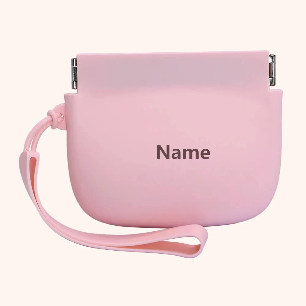 Personalized Silicone Dog Treat Bag – Pink 2