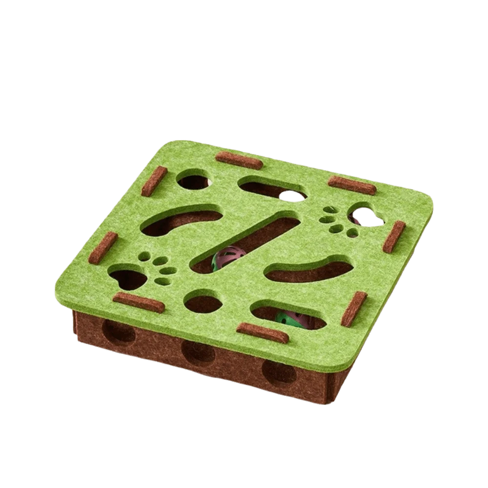 Felt puzzle box cat toy — photo 20