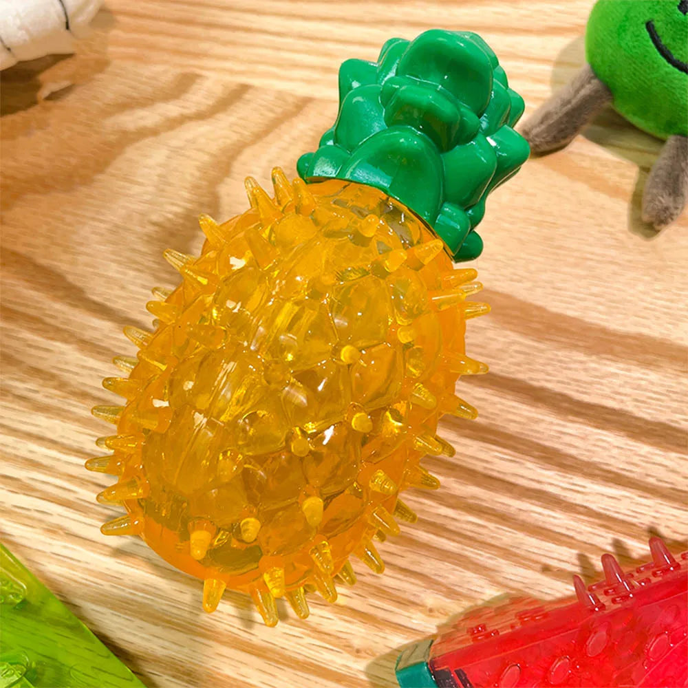 Freezable fruit pet chew toy — photo 9
