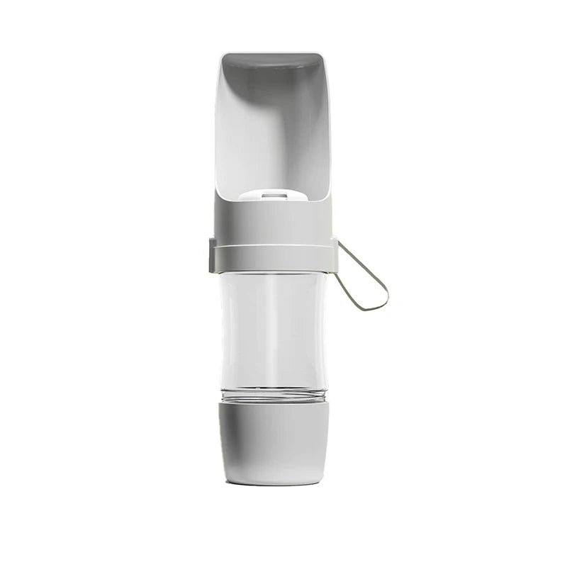 Foldable 2-in-1 Pet Travel Bottle – Water & Food in One Cup