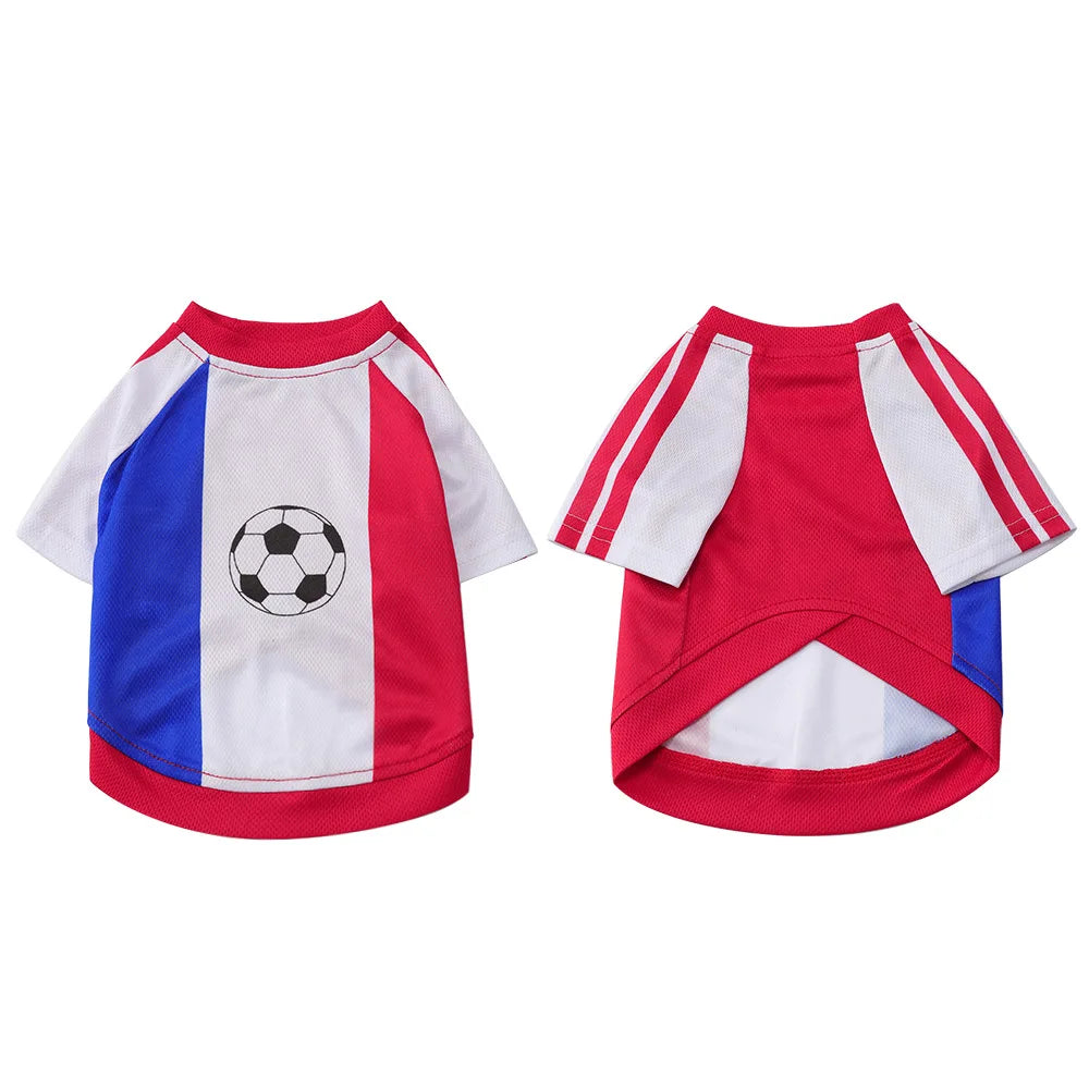 2026 World Cup Dog Jersey — Multi-Country Team Soccer Shirt (Breathable Mesh)