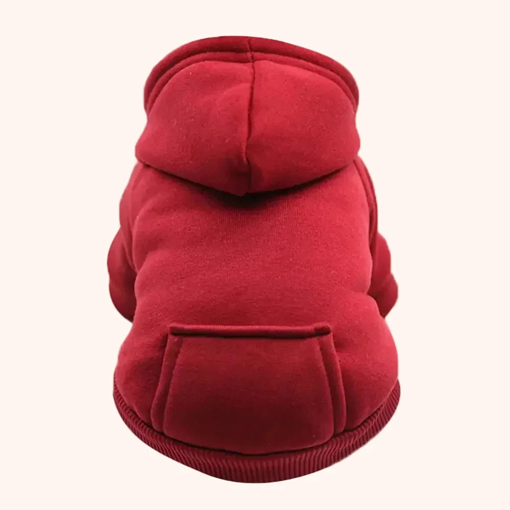 Pocket Dog Hoodie – Red