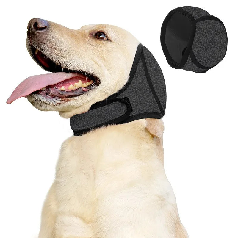 Dog Ear Muffs – Noise-Reducing Waterproof Headgear for Calm Pups
