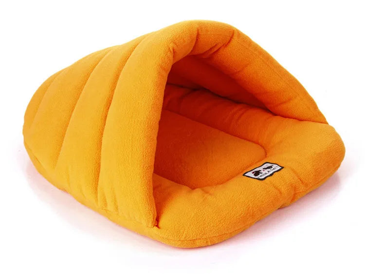 Cave Dog Bed – Slipper-Style Cozy Hideaway for Puppies & Cats