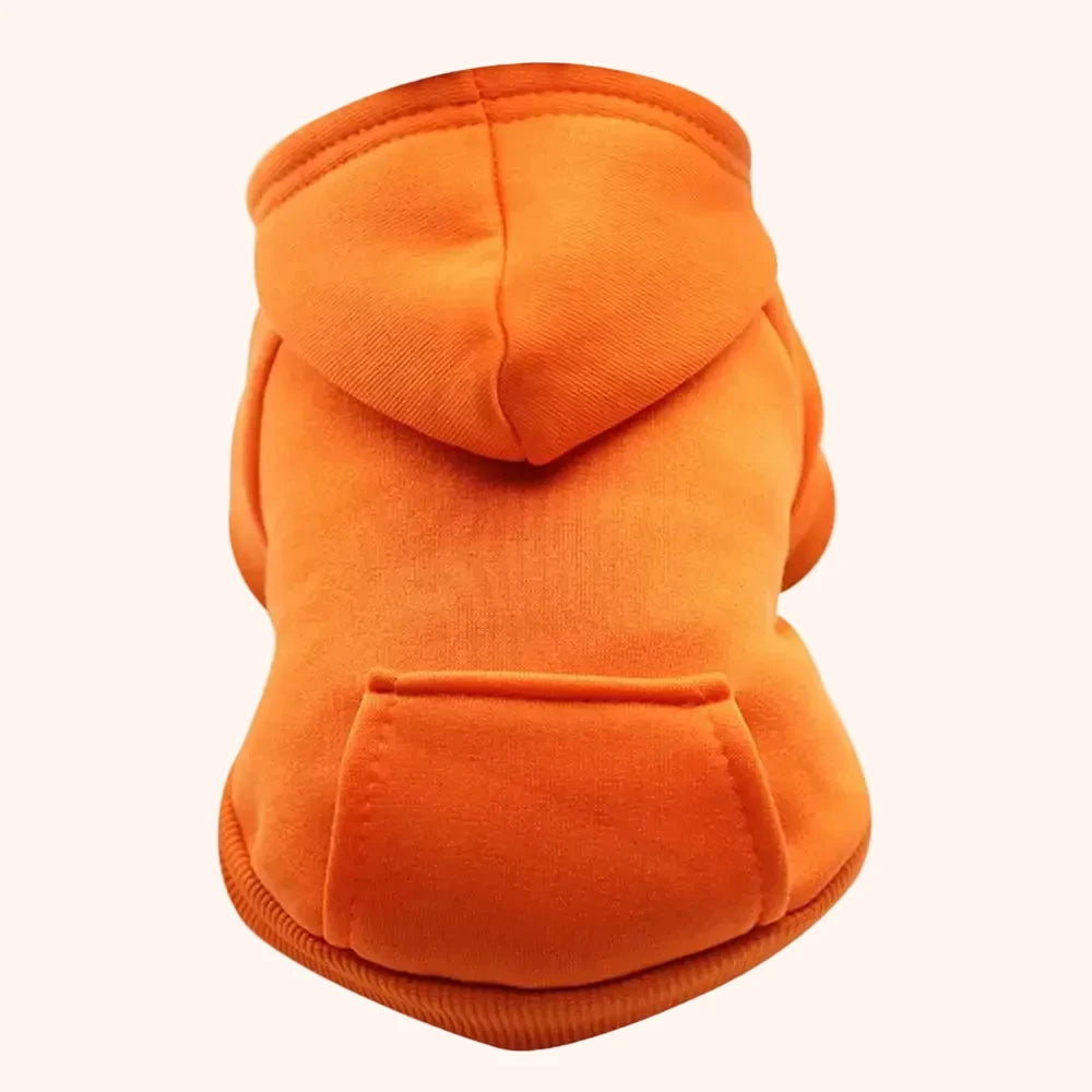 Pocket Dog Hoodie – Orange