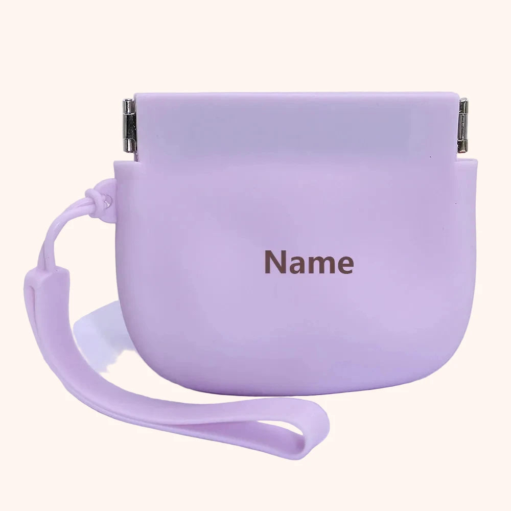 Personalized Silicone Dog Treat Bag – Purple