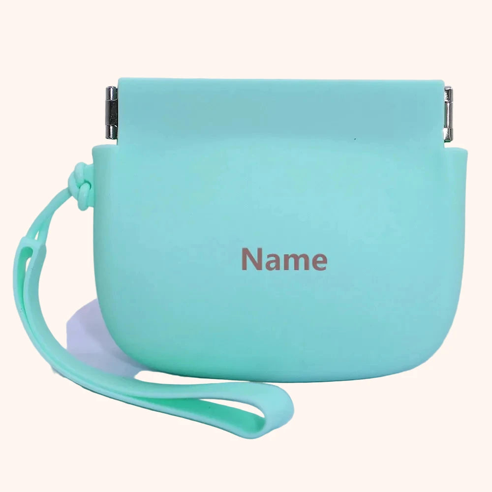 Personalized Silicone Dog Treat Bag – Cyan