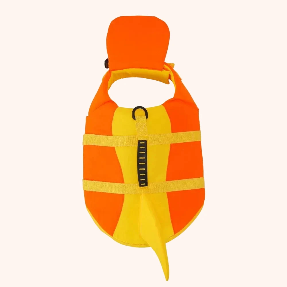 Shark Fin Dog Life Jacket – Yellow