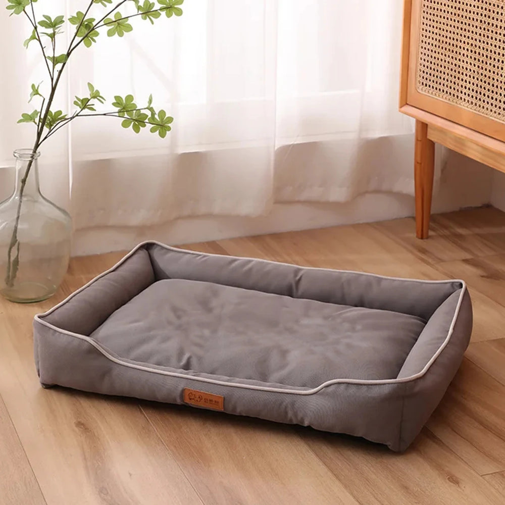 Square Dog Bed Mattress – Waterproof Bite-Resistant Pet Sofa
