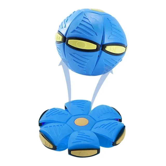 Interactive UFO Ball Dog Toy — Pop-Up Outdoor Fetch & Training Ball