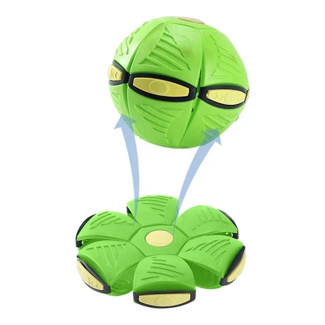 Interactive UFO Ball Dog Toy — Pop-Up Outdoor Fetch & Training Ball