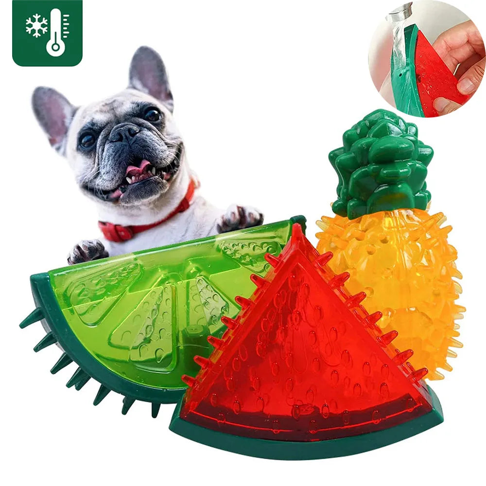 Freezable fruit chew toy for dogs and cats — main product photo