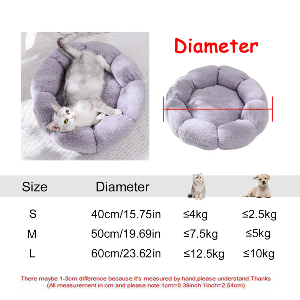 Donut Cuddler Dog Bed – Removable-Cover Plush Nest for Medium Dogs