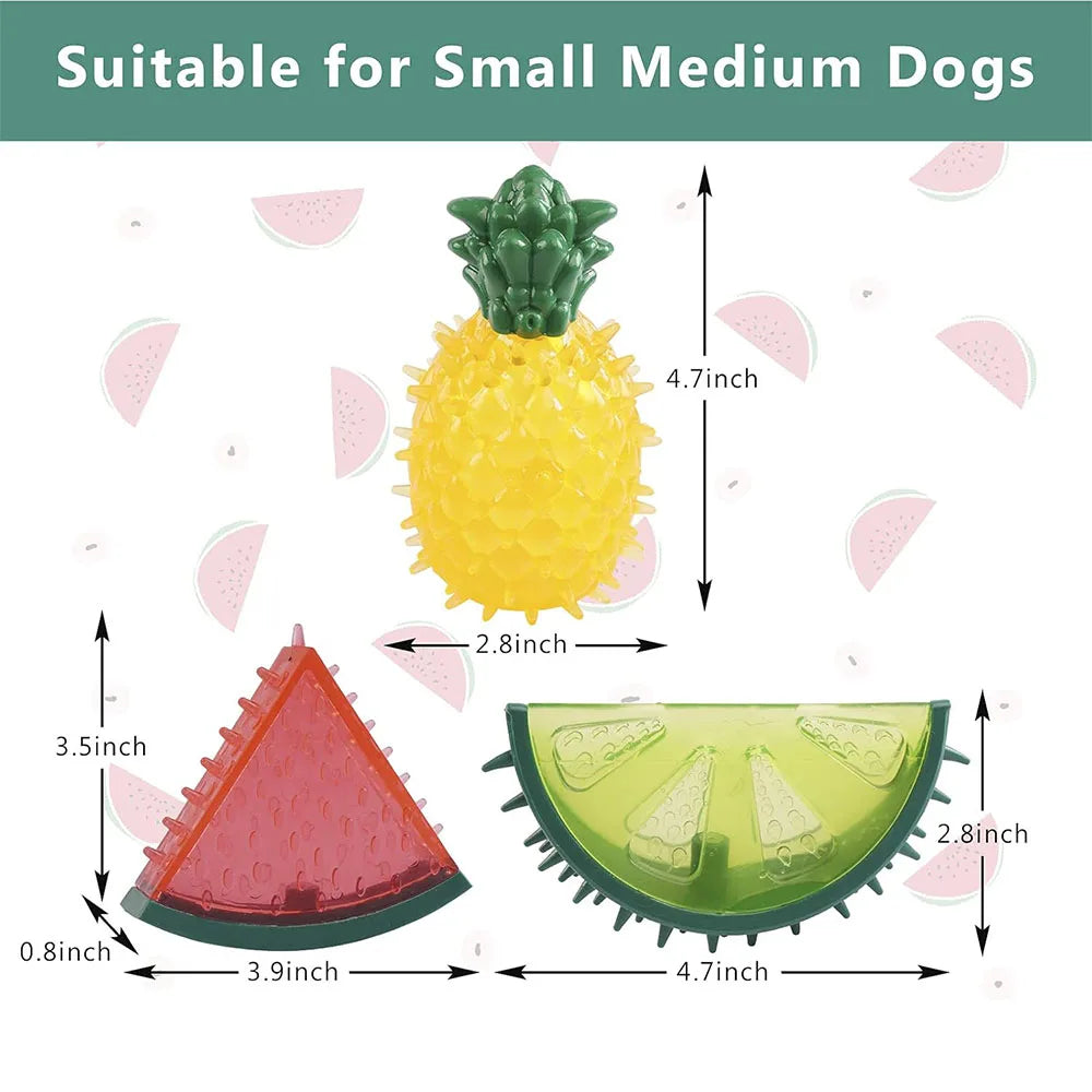 Freezable fruit pet chew toy — photo 5