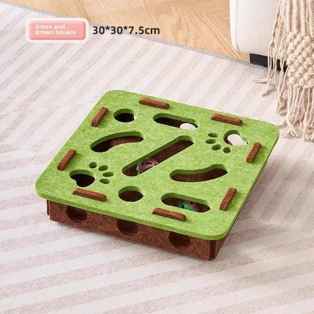 Felt puzzle box cat toy — photo 7