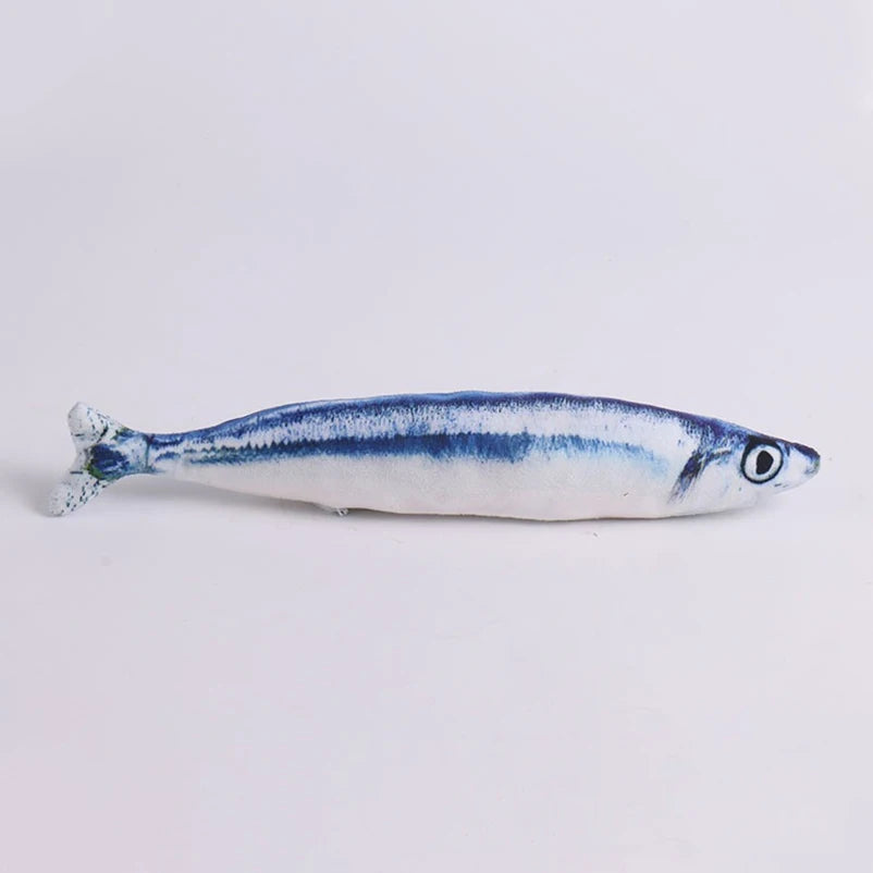 Simulation Fish Cat Toy — Realistic Plush Kicker Teaser for Cats