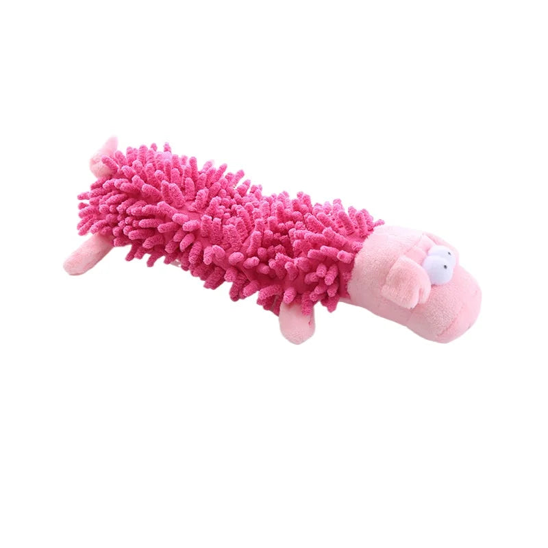 25cm Plush Squeaky Dog Toy — Cute Animal Cuddle & Play Buddy
