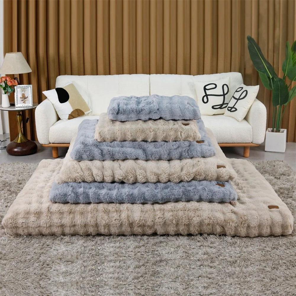 Ultra-Plush Crate Mattress – Washable Cushion Pad for Dog Crates