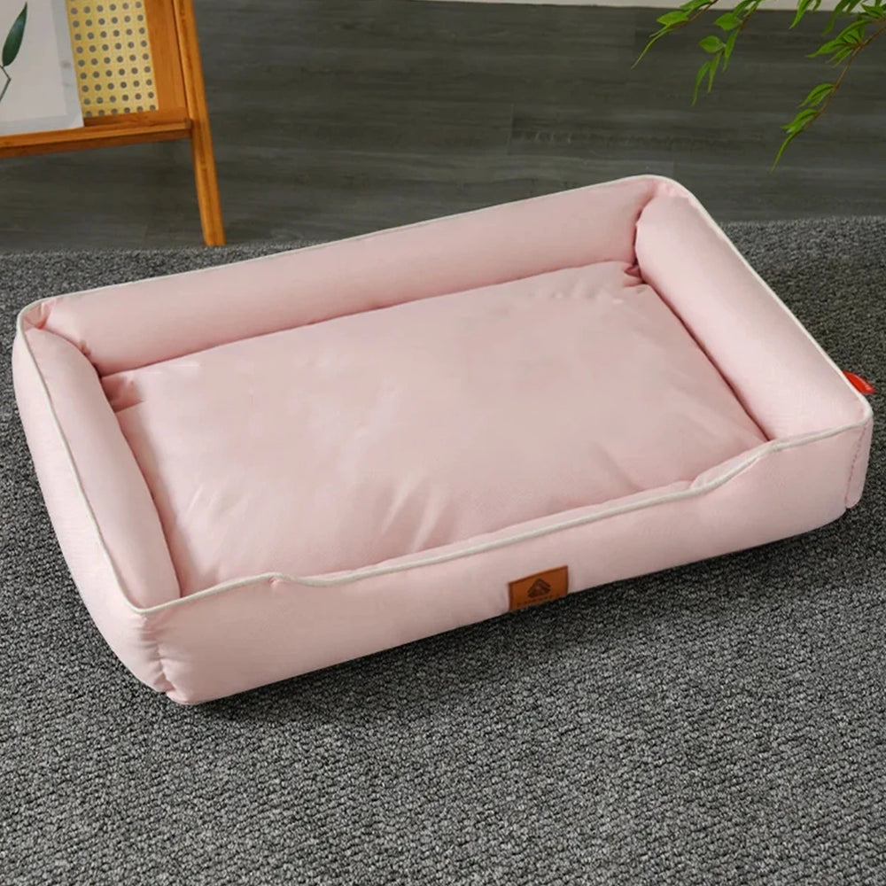 Square Dog Bed Mattress – Waterproof Bite-Resistant Pet Sofa