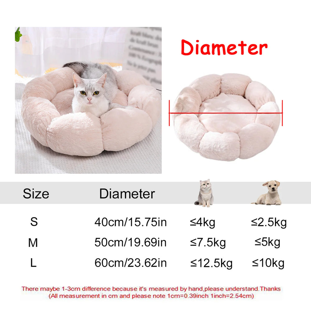 Donut Cuddler Dog Bed – Removable-Cover Plush Nest for Medium Dogs